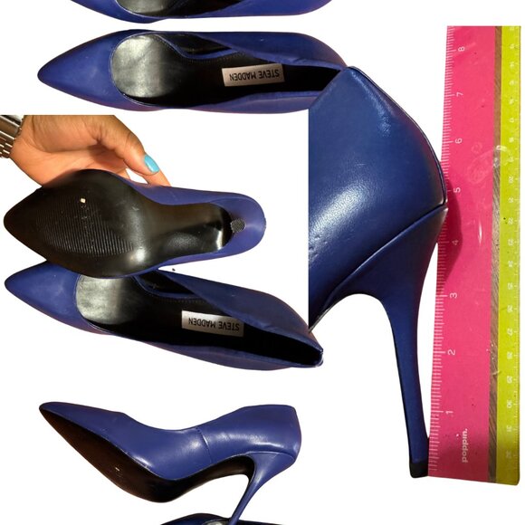 Steve Madden Size 8 Blue - Picture 2 of 6